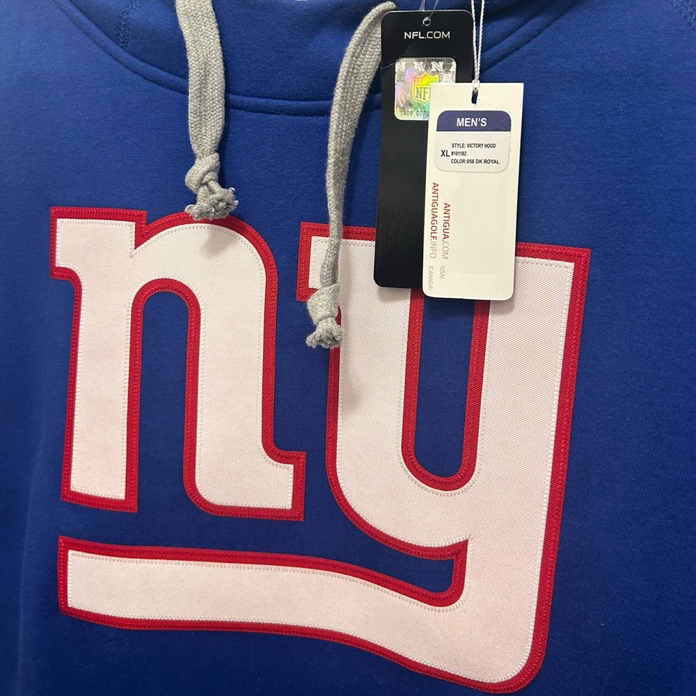 Antigua Men’s Extra Large New York Giants Hoodie Size Men’s XL Big Blue NYG